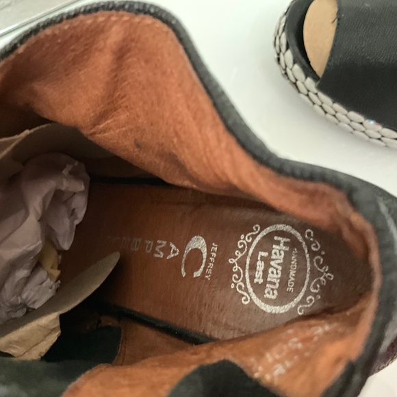 JEFFERY CAMPBELL HAVANA LAST WEDGE STUDDED PEEP TOE BOOTE 7.5 ♥️😍 - Picture 10 of 16